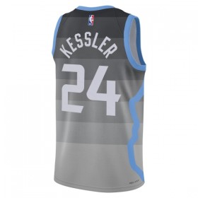Män Utah Jazz Tröja Walker Kessler Nike 2025-26 City Edition Grå Swingman